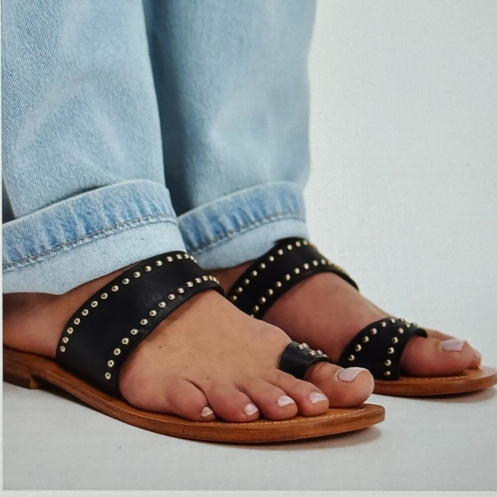 New WithTags Free People Amelie Tiny Stud Sandals Jewelry Ring Flats